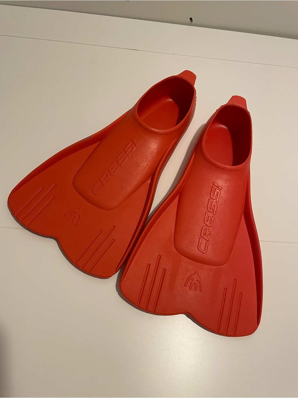 Cressi Brand Kid's size 11.5 - 13 Mini Light Swim Fins Orange